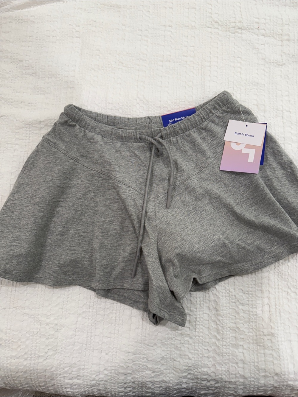 Target brand new joy labEveryday Knit Drawstring Women’s Shorts - Gray